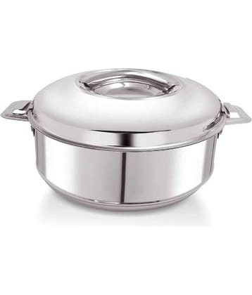 Dynore 2000 ML Silver Steel Thermoware Casserole ( Set of 1 , 2000 mL )