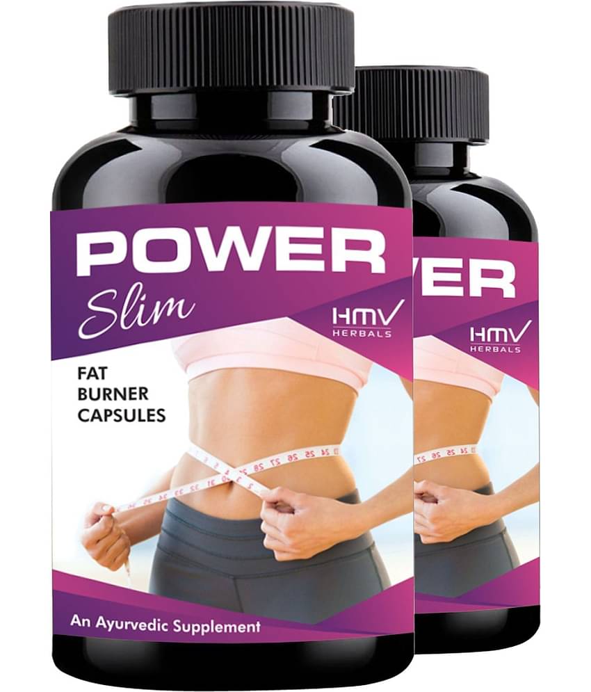Hmv Herbals Power Slim Fat Burner Herbal Capsule 60 No.S Pack of 2