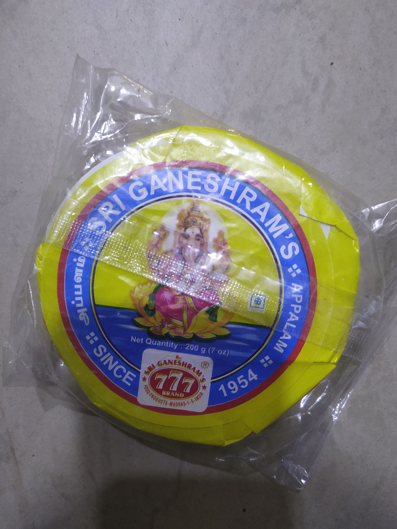 Sri ganeshram Appalam 