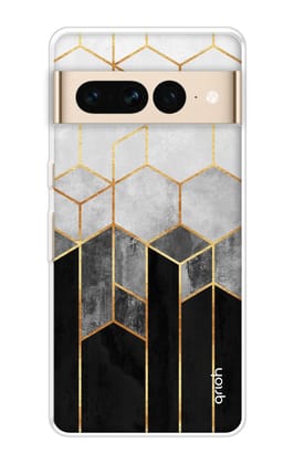 Hexagonal Pattern Soft Cover for Google Pixel 7 Pro