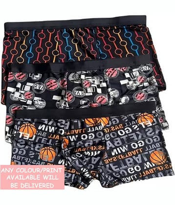 CAVENDRES Pack of 3 Nylon Trunks For Men's ( Multicolor1 )