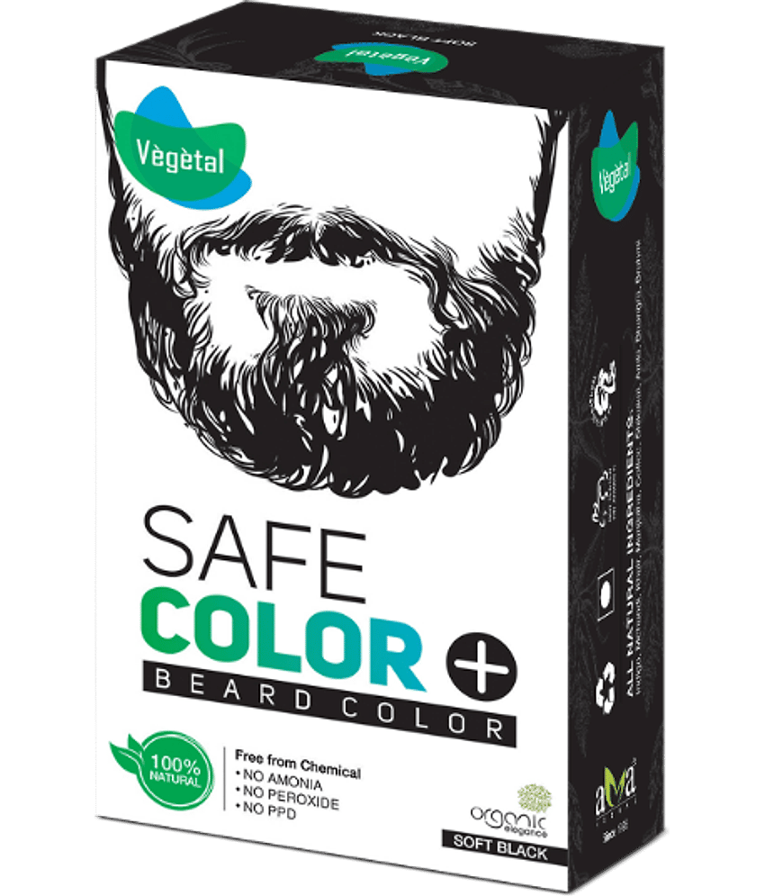 Vegetal Organic Beard Color Soft Black 25 gm