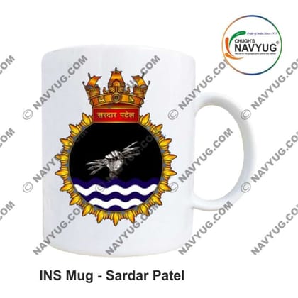 ArmyNavyAir INS Sardar Patel Mug (350ml) | Premium Ceramic | Defence Memorabilia ArmyNavyAir INS Sardar Patel Mug (350ml) | Premium Ceramic | Defence Memorabilia