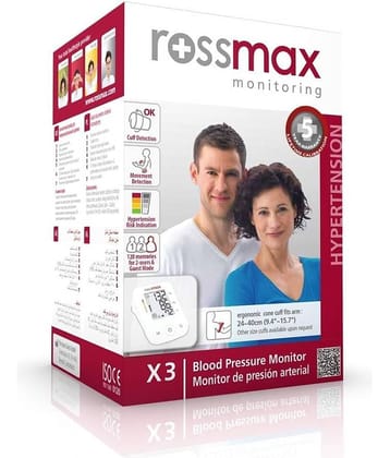 Rossmax X3 Automatic Blood Pressure Monitor Medium) (White)