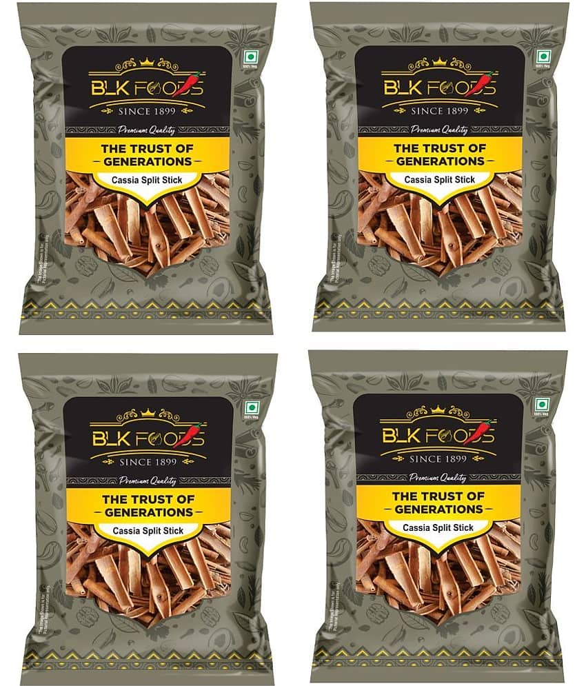 BLK FOODS DailyCinnamon split Stick (Dalchini) 400g (4 X 100g) 400 gm Pack of 4