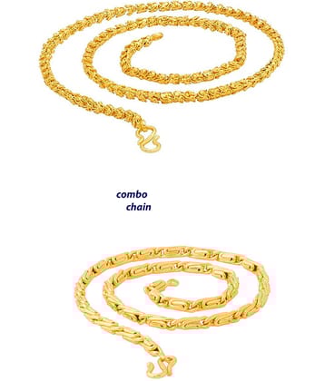 JIPPA Gold Plated Chain ( Set of 2 )