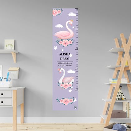 Swan Princess Height Chart (kids)-Lilac