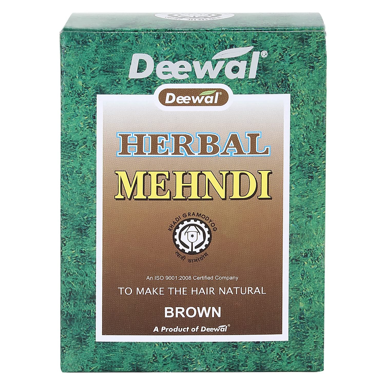 Deewal Herbal Khadi Mehndi for Unisex, 800g - Brown (Pack of 10) Deewal Herbal Khadi Mehndi for Unisex, 800g - Brown (Pack of 10) - Brown / 80 g (Pack of 10)