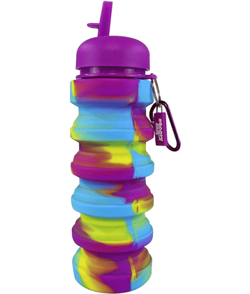 Silicone water Bottle- Purple
