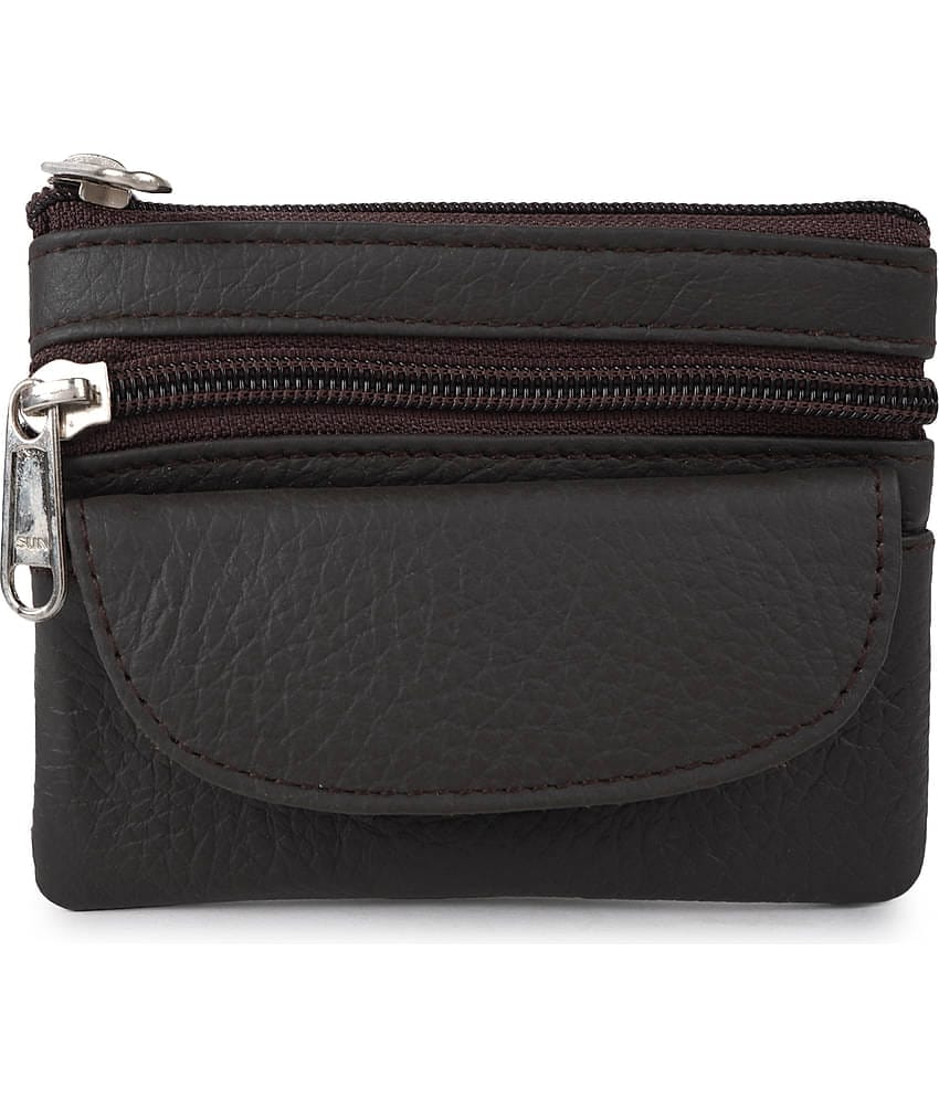 CIMONI Brown Pure Leather Purse