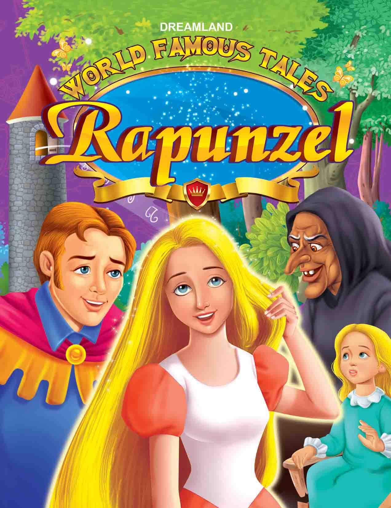 Rapunzel Illustrated Story Book for Children Age 2-6 years, 32 Pages - World Famous Tales Stories [Paperback] Dreamland Publications