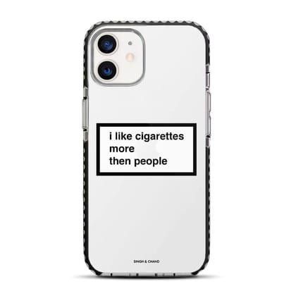 Cigarettes over people iPhone 12 Mini Stride Phone Case-Stride