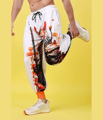 yellow tree White Polyester Men's Joggers ( Pack of 1 )