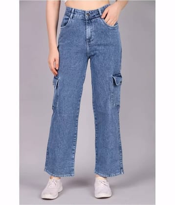 Kashian - Blue Denim Boyfriend Fit Women's Jeans ( Pack of 1 )