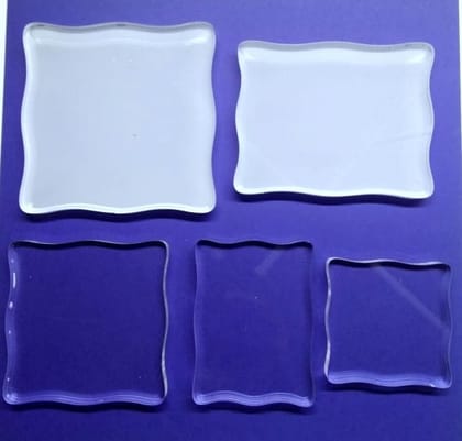 Imported Acrylic Stamping Block - 5"*4"