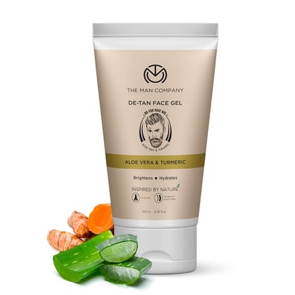 De-Tan Face Gel I Aloe Vera & Turmeric De-Tan Face Gel I Aloe Vera & Turmeric - 100gms Face Gel at