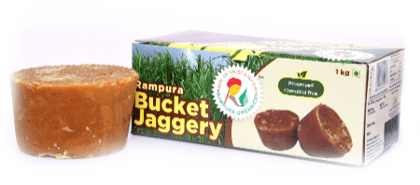 Rampura Chemical Free Jaggery - Bucket - 1 kg