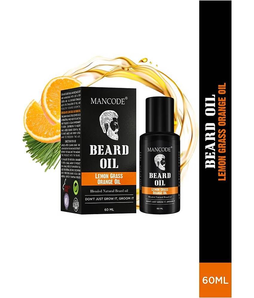 Mancode Lemon Grass Orange Beard Oil 60 ml Pack of 1