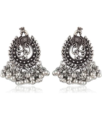 Vighnaharta - Black Drop Earrings ( Pack of 1 )