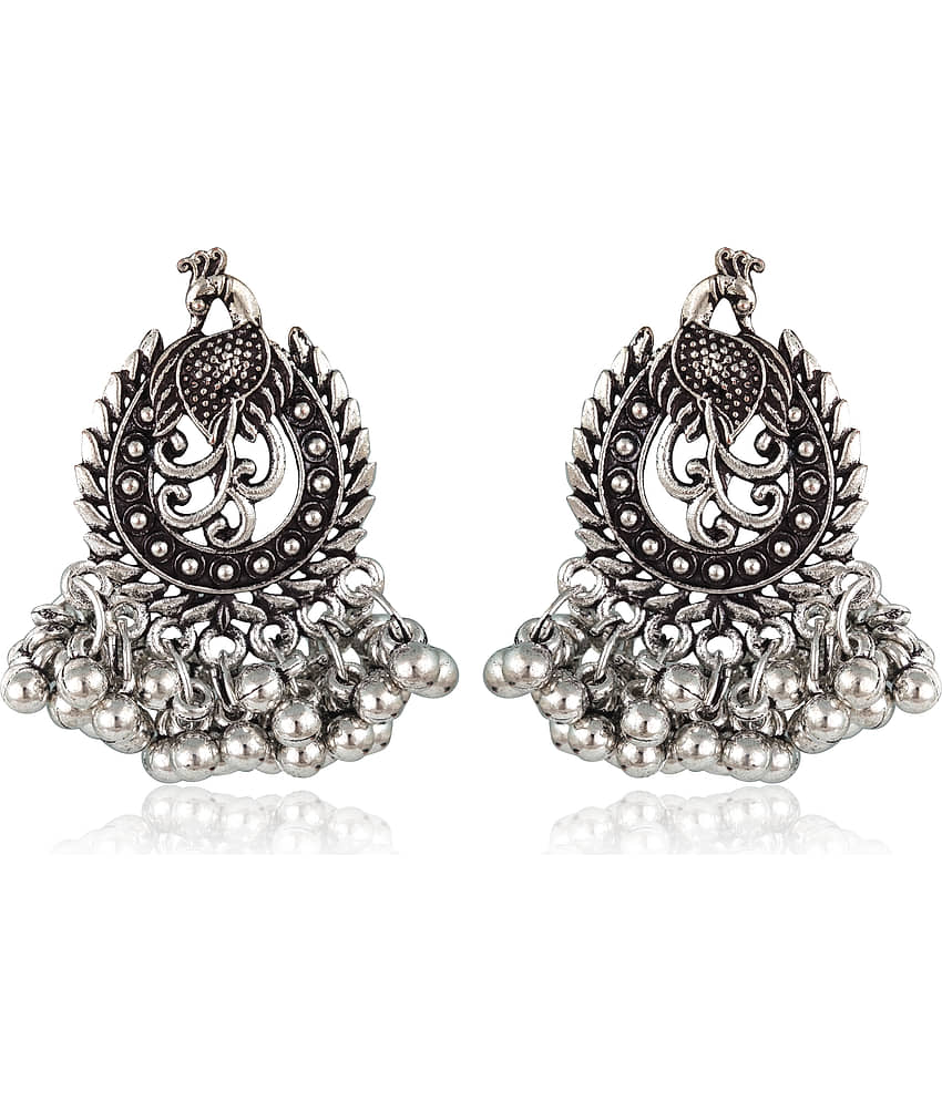 Vighnaharta - Black Drop Earrings ( Pack of 1 )