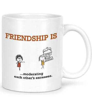 Idream Quote Printed Ceramic Coffee Mug 1 Pcs 330 mL