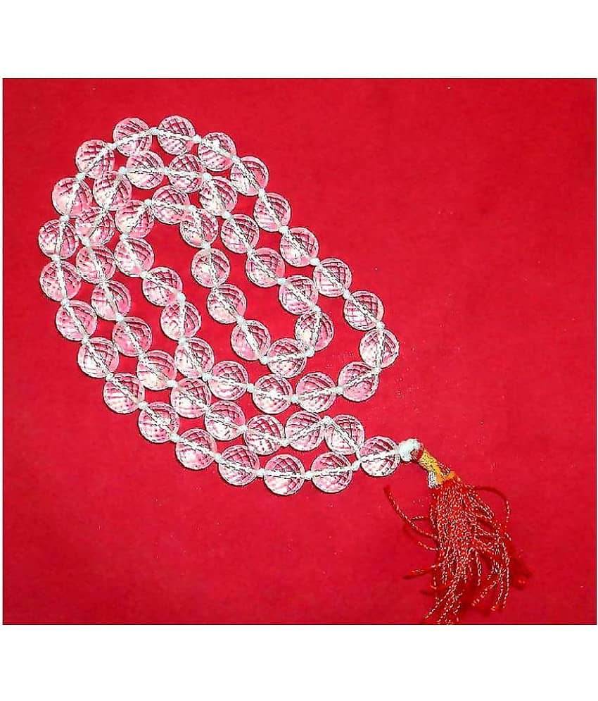 Vastu Samadhan Sphatik Mala 8 M.M Round 108+1 Beads