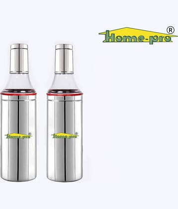 HomePro - Stainless Steel Oil dispenser Pack of 2 Leakproof Oil pourer | Oil container | Oil Pot | Oil Can with food grade Nozzle, (Size)