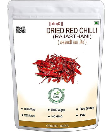 Agri Club Dried Red Chilli Whole, Sabut Lal Mirch Rajasthani 400 gm