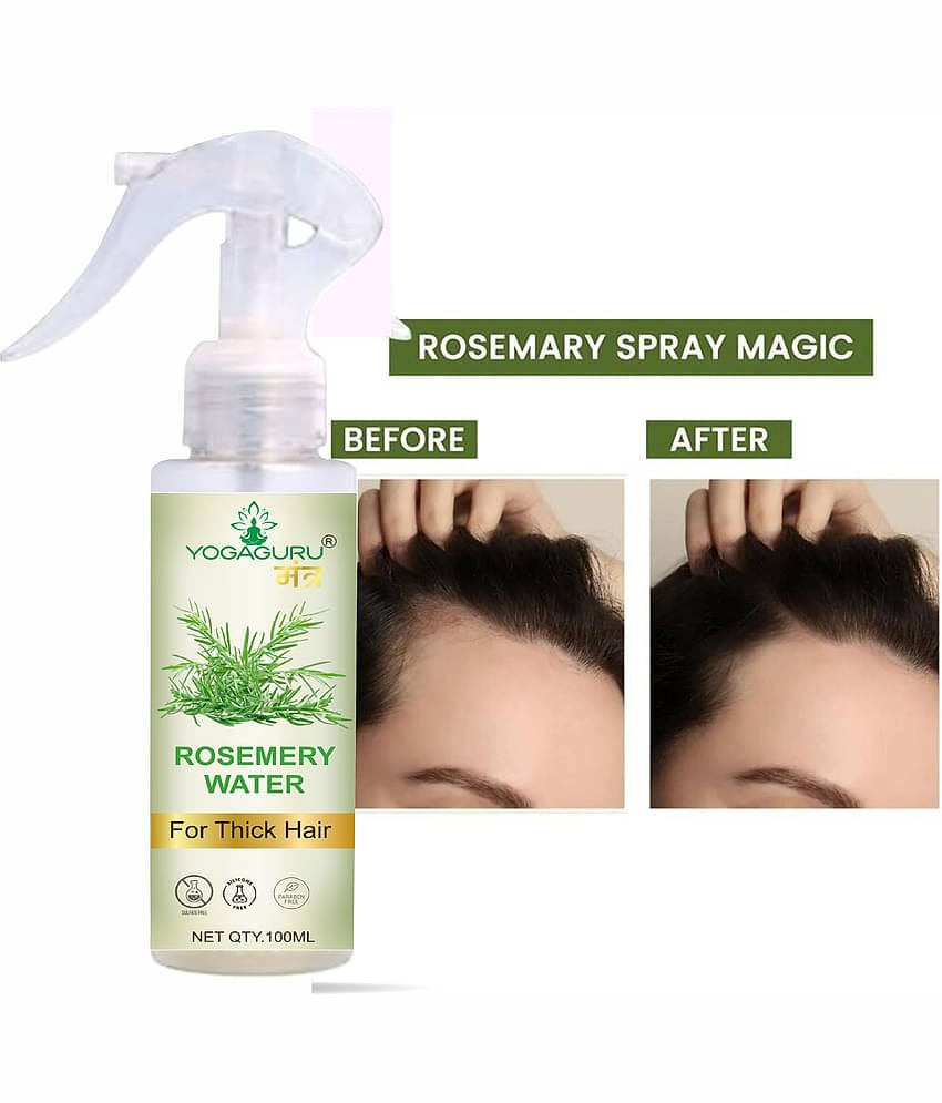 yogaguru mantr Rosemary Water For Split-Ends Shine Hair Sprays 100 mL