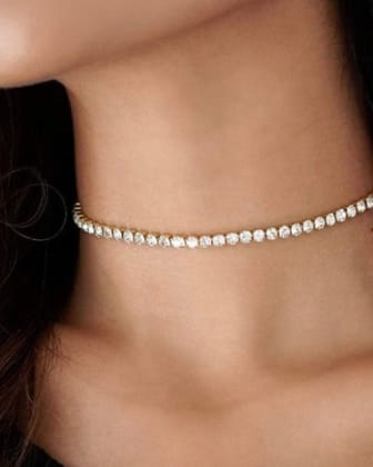 Rhinestone Choker