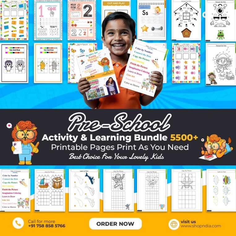 Shopndia 5500 Plus Engaging Worksheets Digital E-Bundle