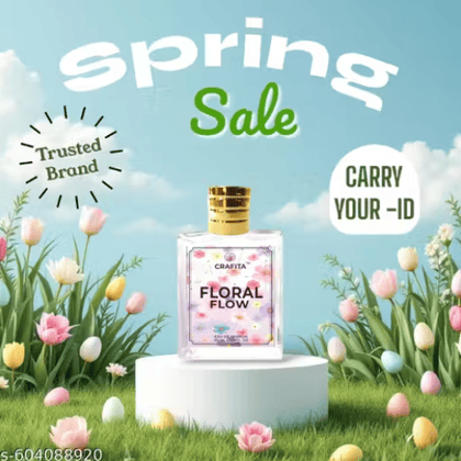 FLORAL FLOW - Elegant Floral Perfume for Women | Long-Lasting & Romantic Fragrance | Premium Floral Scent | 50ml