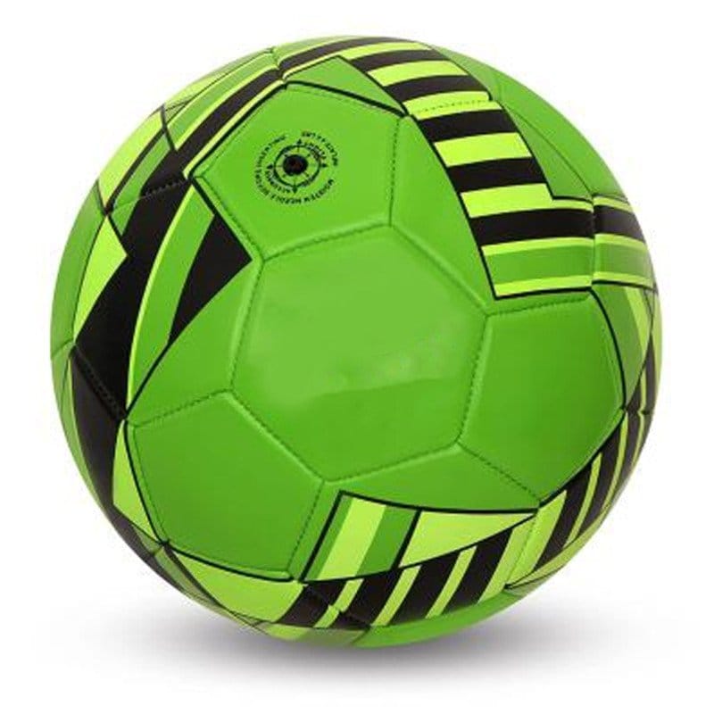 MM TOYS HIGH QUALITY PVC FOOTBALL 3 NO SIZE FOR AGE 3 TO 10 YEARS PACK OF 1 PC FREE INFLATING PIN - MULTICOLOR DESIGN AND COLOR