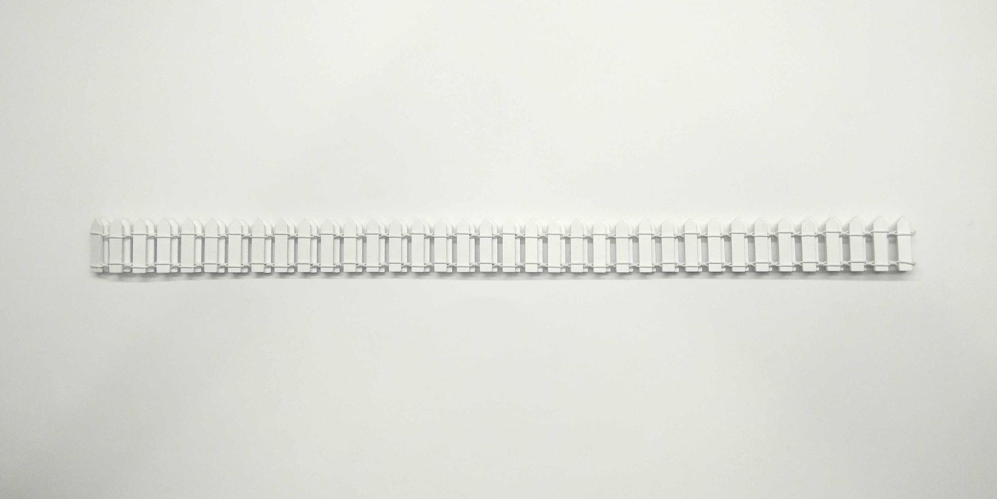 MDF and Wire Fence for Decoration - Small Size White