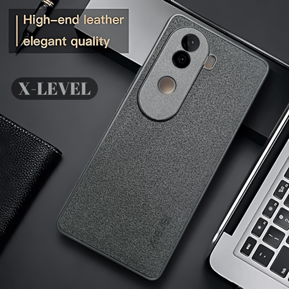X-LEVEL Black Leather Case for Vivo V40E