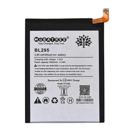 Mobatree BL295 Original Mobile Battery for Lenovo K5, K5S, K9, 3000 mAh (6 months Guarantee)
