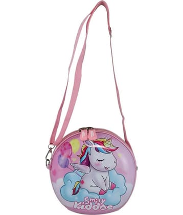 Smily  kiddos - Pink Printed Messenger Bag