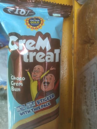 Crem Treal Choco Bun Harvest Gold 