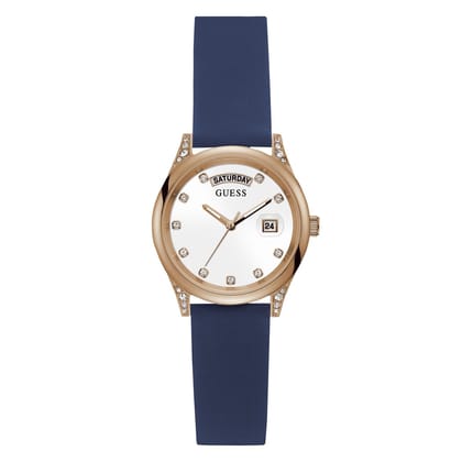 Guess Women White Dial Analog Watch - GW0356L1-White