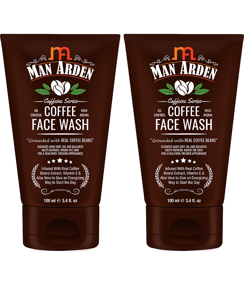 Man Arden Coffee Face Wash 100 mL Pack of 2