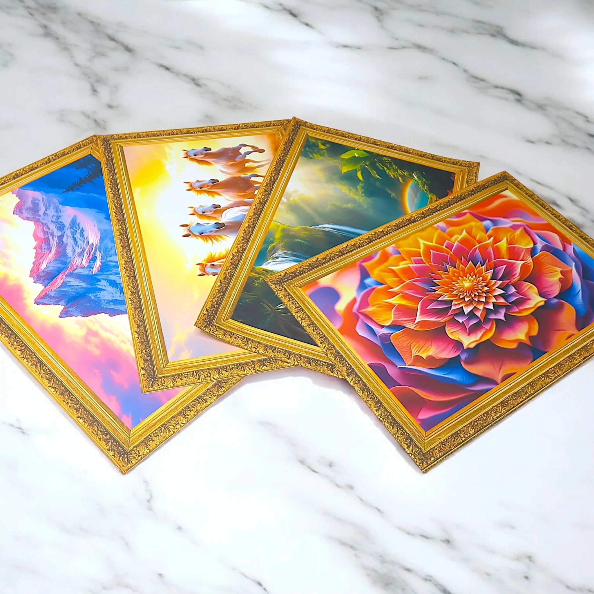 Vastu Decor Poster Set for Home, Office and Shop – Vastu Shastra Wall Art for Positive Energy