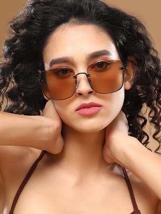 The Twisted-Highway Oversized Sunglass - Onyx Black-Sunglass