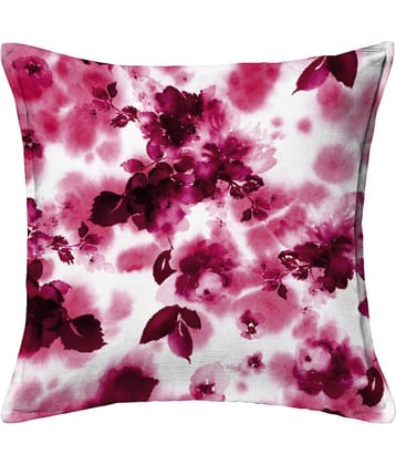 Houzzcode - Water Repellent Pink Polyester Pillow Covers 40x40x3 ( Pack of 1 )