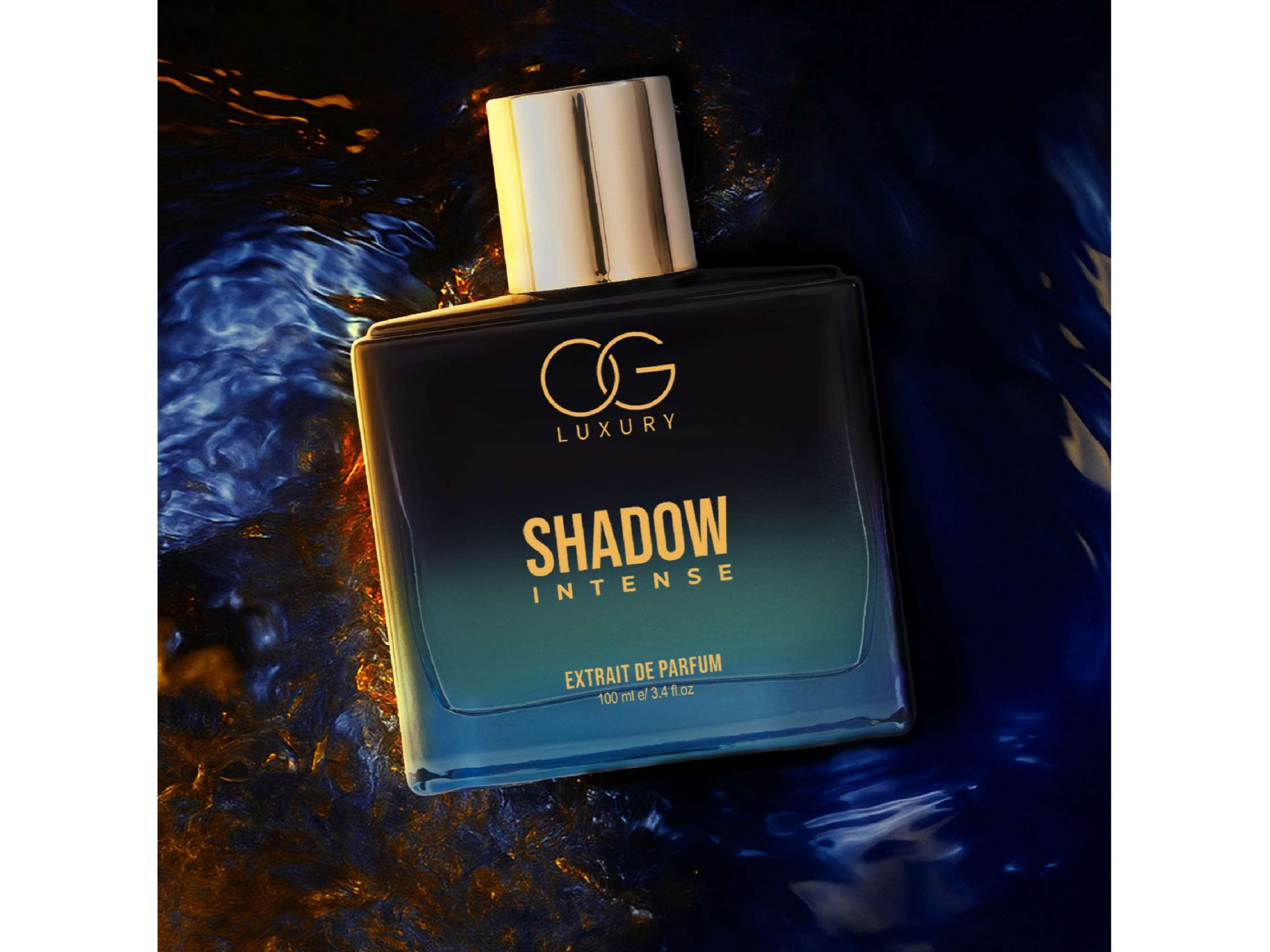 OG Luxury India's Strongest Shadow Intense Extrait De Parfum for men, Premium & Long-Lasting Scent, luxury perfume for Special Occasions & Gifting - 100ML