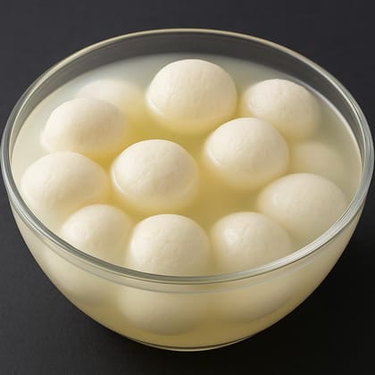 BANGLARMISTI Roshogolla | Authentic Traditional Bengali Sweets, Soft & Mouth-Melting Immunity Booster White Rasgulla, No Preservatives Added, 15 Pieces Pack
