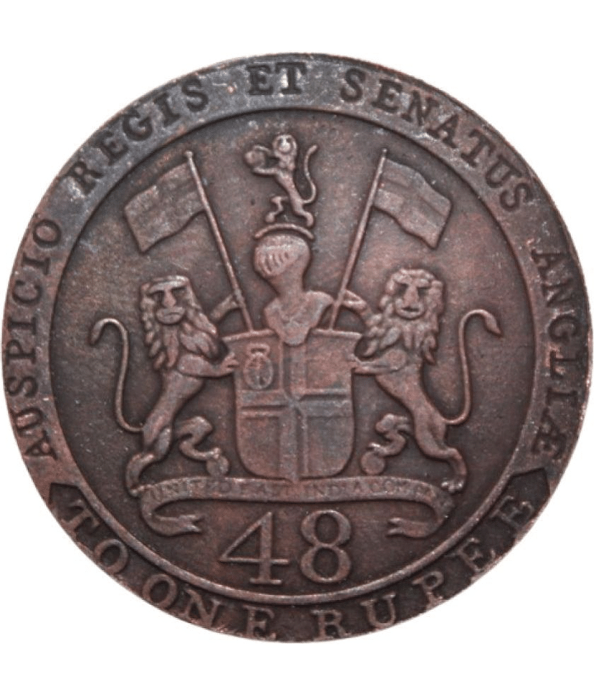 Rare 1/48 Rupee 1794 (British India) 1 Numismatic Coins