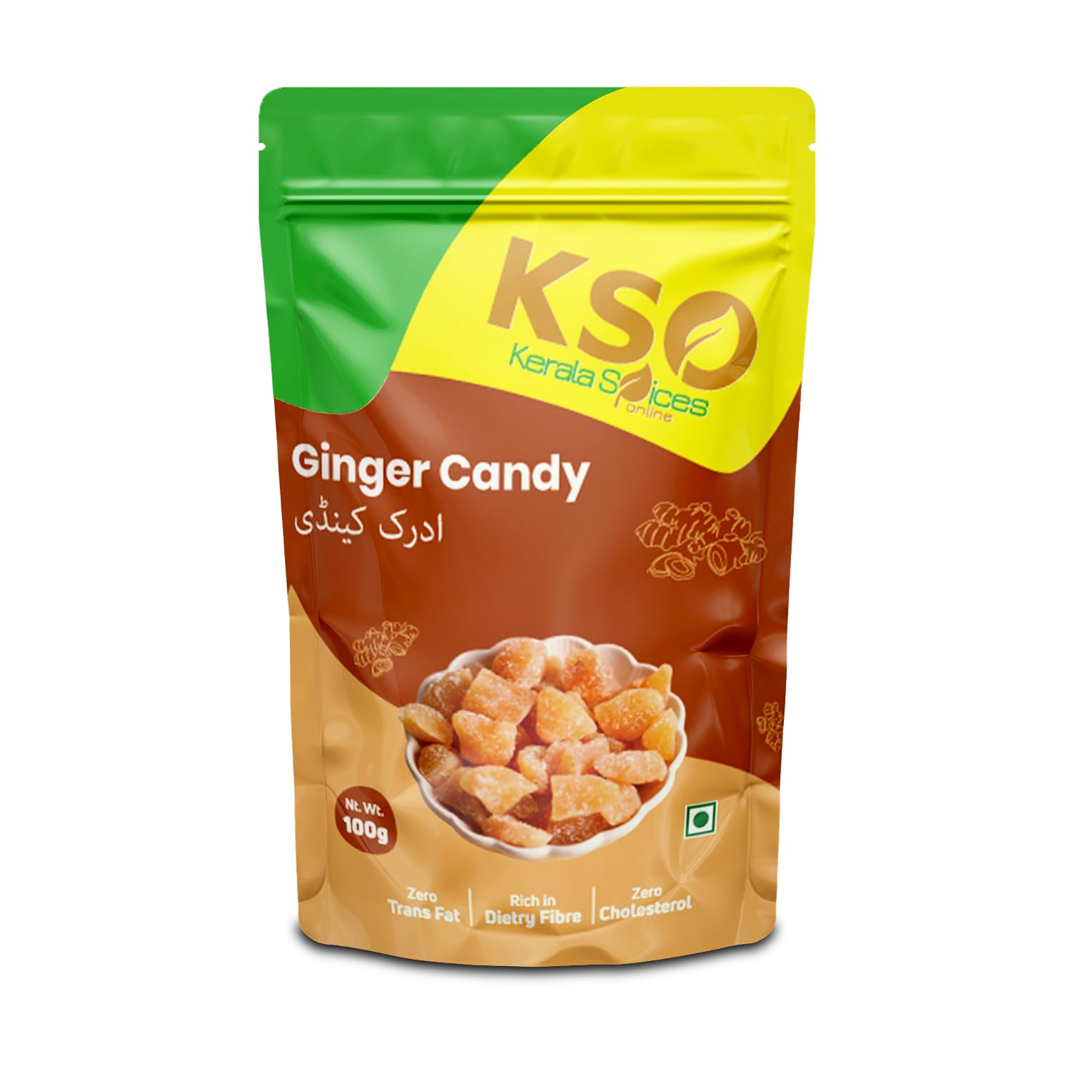 Kerala Spices 100% Natural Ginger Powder 100 gm Preservatives Free Sonth Powder