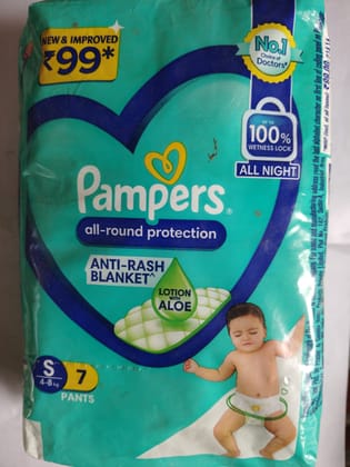 Pampers All-round protection Anti-rash Blanket Lotion with aloe S 4-8kg
