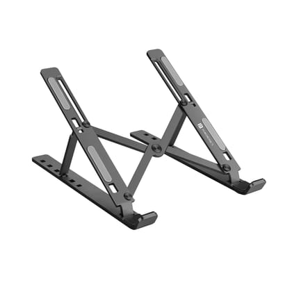 Portronics My Buddy K Portable Foldable Laptop Stand | Adjustable Height Ergonomic Laptop Riser | Heat Dissipation | Compatible with Laptops & MacBooks | Lightweight Desk Stand (Random Color) Portronics My Buddy K Portable Foldable Laptop Stand | Adjustable Height Ergonomic Laptop Riser | Heat Dissipation | Compatible with Laptops & MacBooks | Lightweight Desk Stand (Random Color)