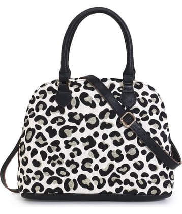 Anekaant White Polyster Tote Bag